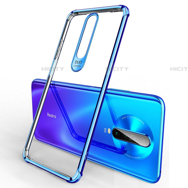 Coque Ultra Fine TPU Souple Housse Etui Transparente H03 pour Xiaomi Redmi K30i 5G Bleu Plus