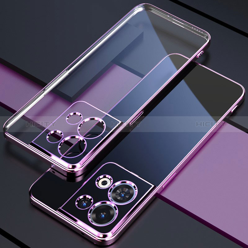 Coque Ultra Fine TPU Souple Housse Etui Transparente H03 pour Xiaomi Redmi Note 13 Pro 5G Violet Plus