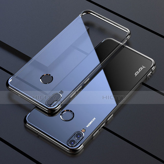 Coque Ultra Fine TPU Souple Housse Etui Transparente H04 pour Huawei Honor 8X Noir Plus