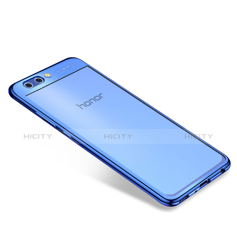 Coque Ultra Fine TPU Souple Housse Etui Transparente H04 pour Huawei Honor V10 Bleu Plus