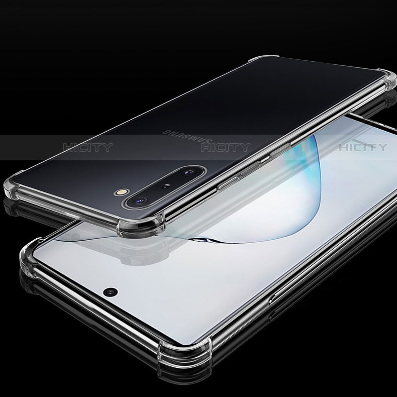 Coque Ultra Fine TPU Souple Housse Etui Transparente H04 pour Samsung Galaxy Note 10 Plus 5G Clair Plus