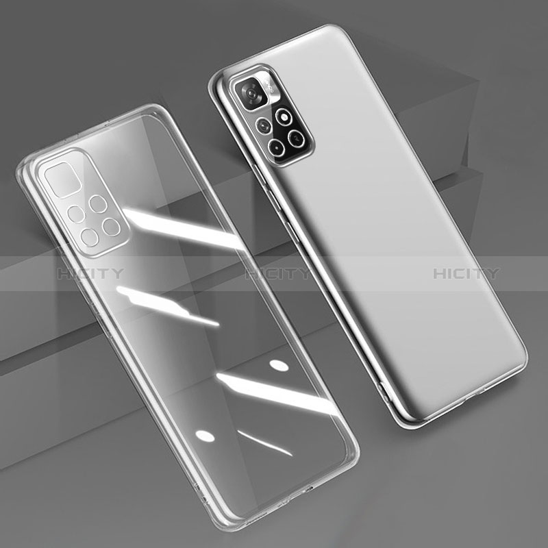 Coque Ultra Fine TPU Souple Housse Etui Transparente H04 pour Xiaomi Redmi Note 11 5G Clair Plus