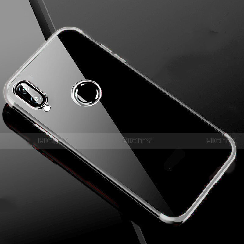 Coque Ultra Fine TPU Souple Housse Etui Transparente H04 pour Xiaomi Redmi Note 7 Pro Argent Plus