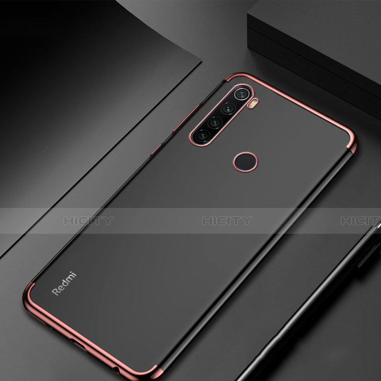 Coque Ultra Fine TPU Souple Housse Etui Transparente H04 pour Xiaomi Redmi Note 8 (2021) Or Rose Plus