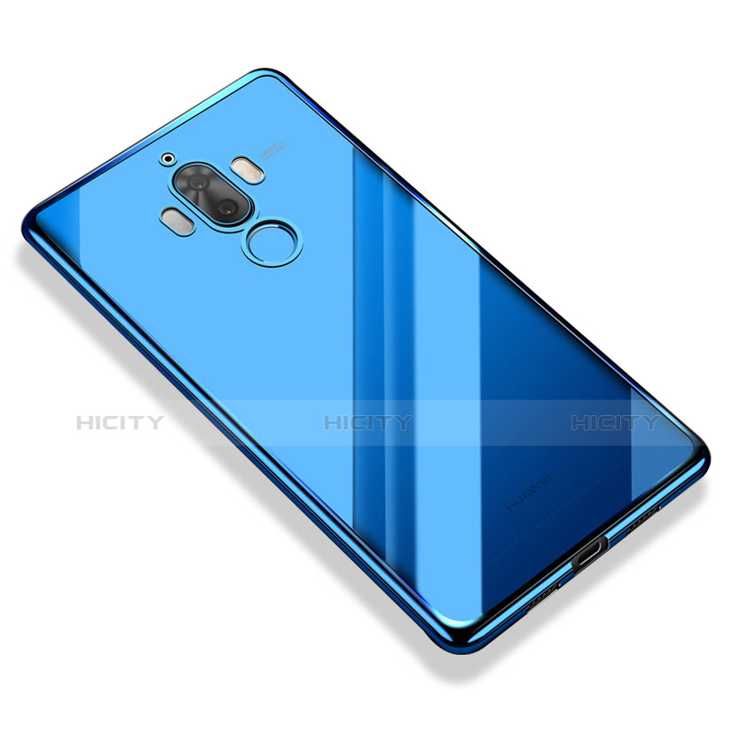 Coque Ultra Fine TPU Souple Housse Etui Transparente H05 pour Huawei Mate 9 Bleu Plus