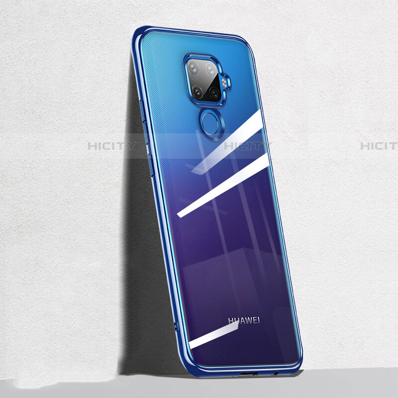 Coque Ultra Fine TPU Souple Housse Etui Transparente H05 pour Huawei Nova 5z Bleu Plus