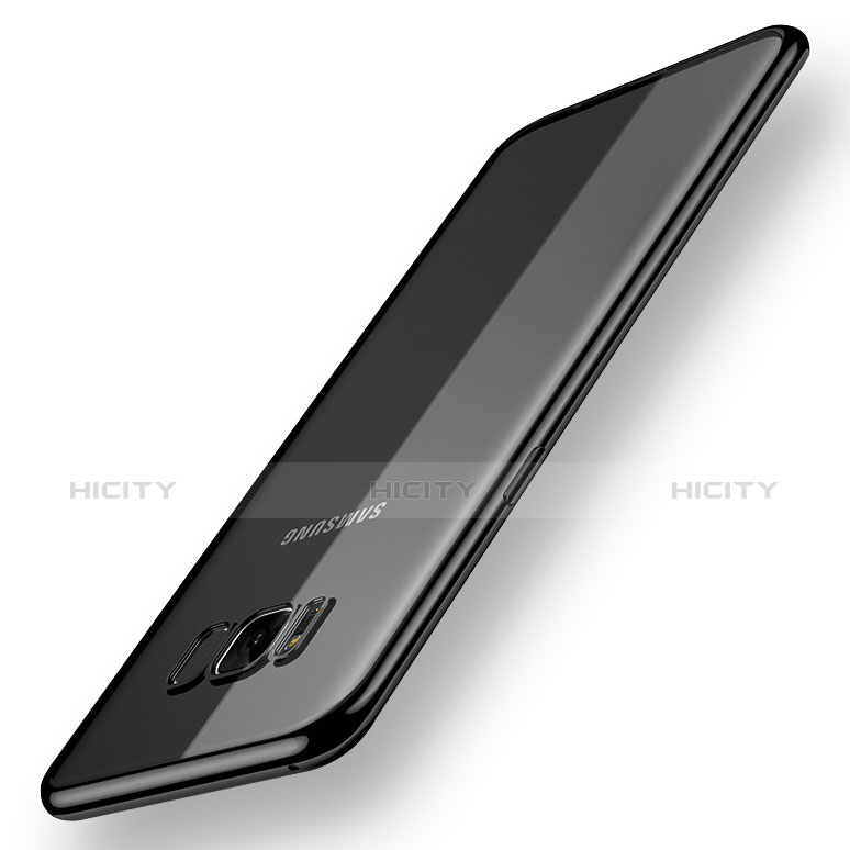 Coque Ultra Fine TPU Souple Housse Etui Transparente H05 pour Samsung Galaxy S8 Noir Plus