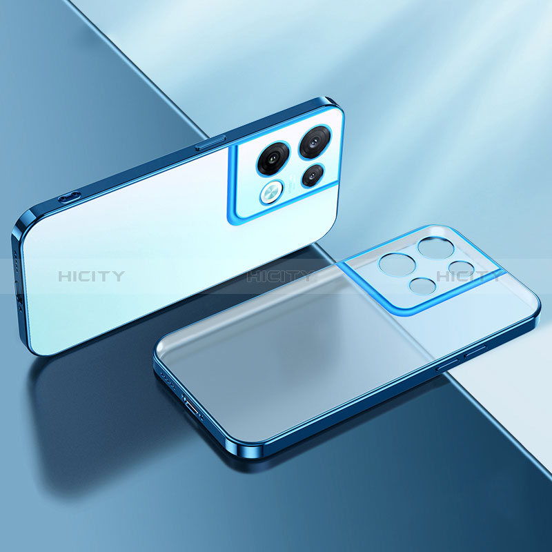 Coque Ultra Fine TPU Souple Housse Etui Transparente H05 pour Xiaomi Redmi Note 13 Pro 5G Bleu Plus