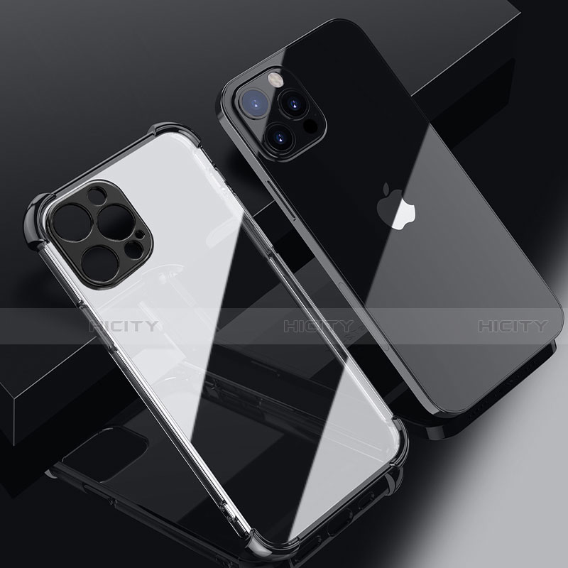 Coque Ultra Fine TPU Souple Housse Etui Transparente H06 pour Apple iPhone 14 Pro Noir Plus