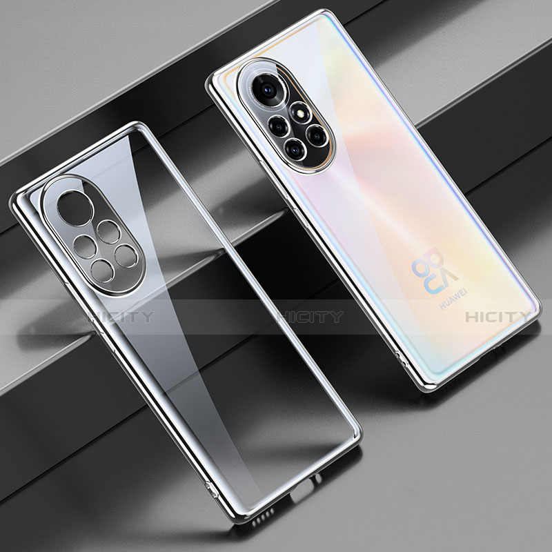 Coque Ultra Fine TPU Souple Housse Etui Transparente H06 pour Huawei Nova 8 Pro 5G Argent Plus