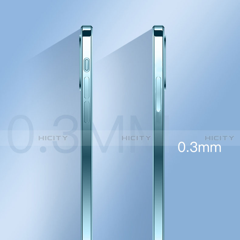 Coque Ultra Fine TPU Souple Housse Etui Transparente H08 pour Apple iPhone 13 Mini Plus