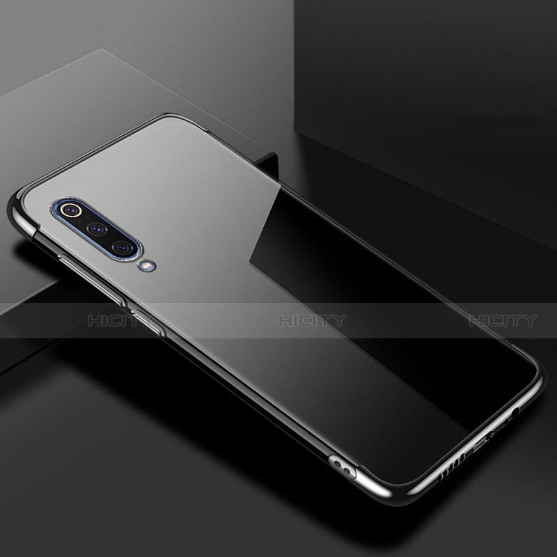 Coque Ultra Fine TPU Souple Housse Etui Transparente H08 pour Xiaomi Mi 9 Lite Noir Plus