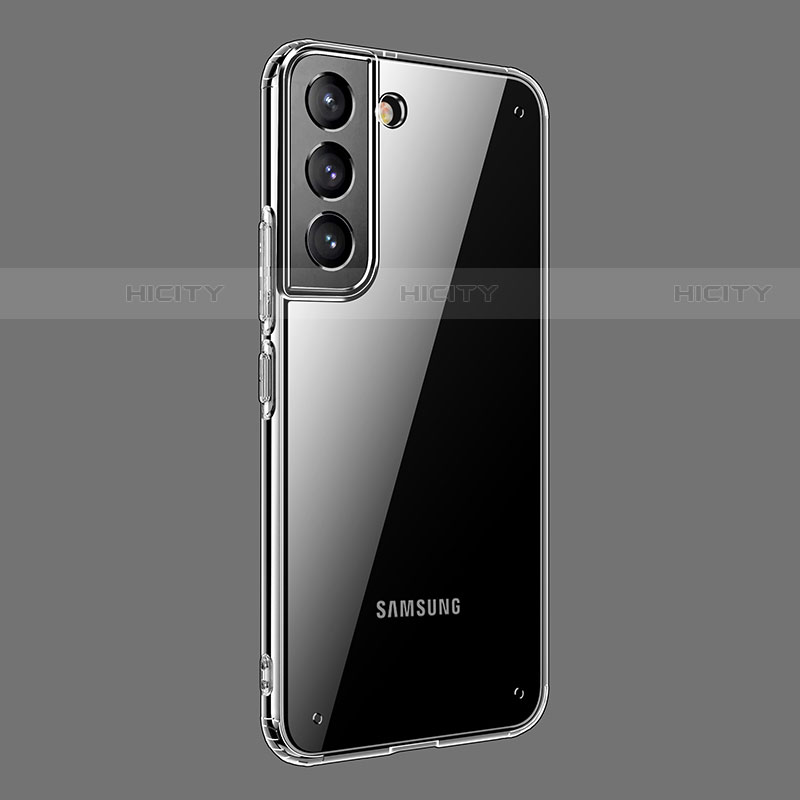 Coque Ultra Fine TPU Souple Housse Etui Transparente H11 pour Samsung Galaxy S21 Plus 5G Gris Plus