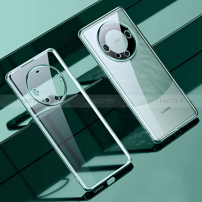 Coque Ultra Fine TPU Souple Housse Etui Transparente LD1 pour Huawei Mate 60 Vert Plus