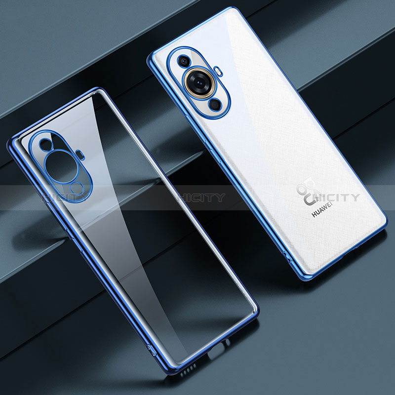 Coque Ultra Fine TPU Souple Housse Etui Transparente LD1 pour Huawei Nova 11 Pro Bleu Plus