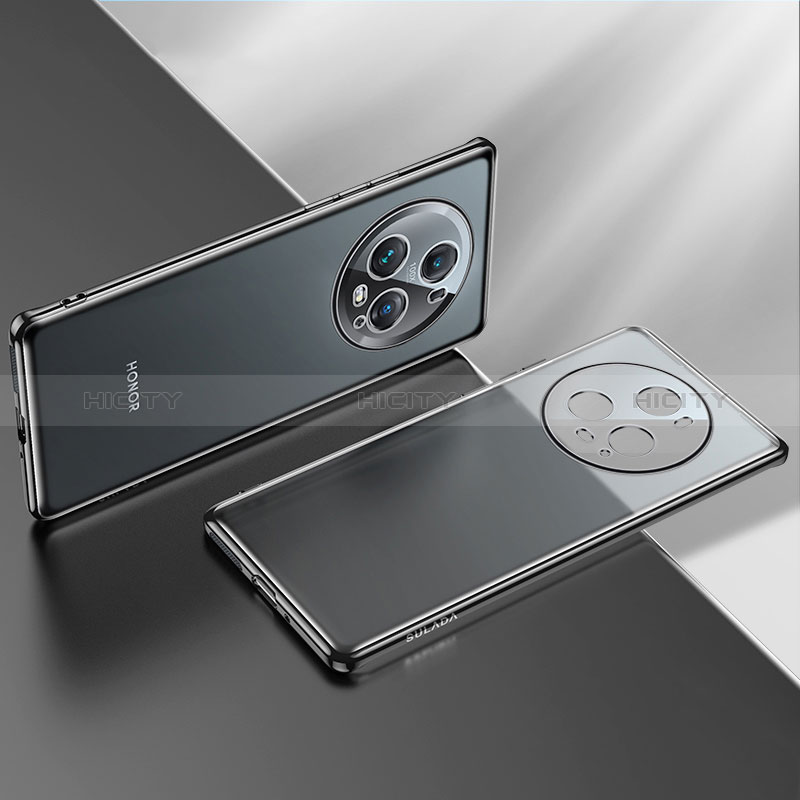 Coque Ultra Fine TPU Souple Housse Etui Transparente LD2 pour Huawei Honor Magic5 Pro 5G Noir Plus