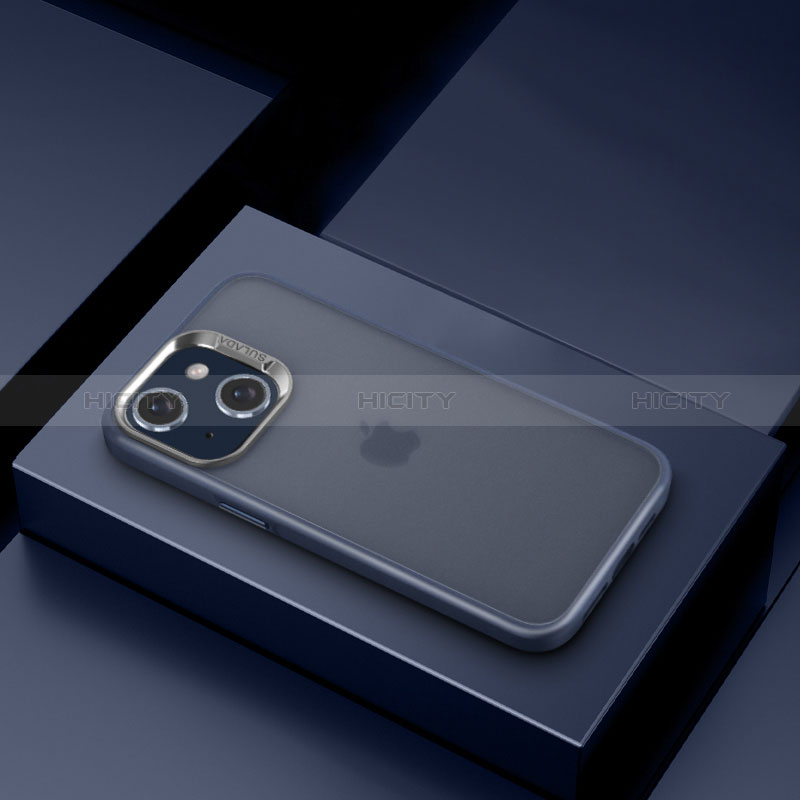 Coque Ultra Fine TPU Souple Housse Etui Transparente LD8 pour Apple iPhone 14 Plus Bleu Plus