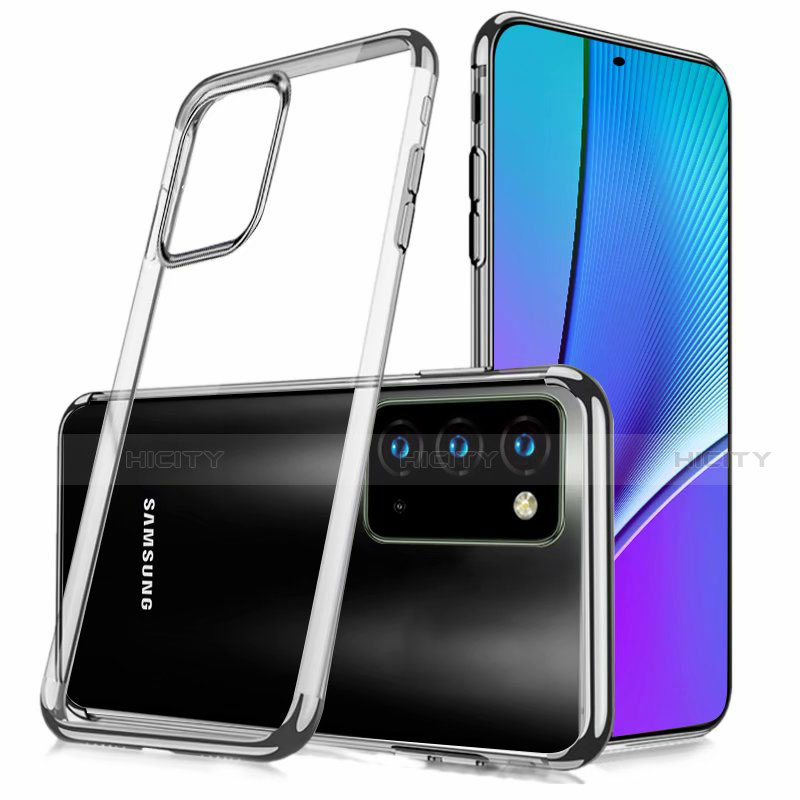 Coque Ultra Fine TPU Souple Housse Etui Transparente N02 pour Samsung Galaxy Note 20 5G Argent Plus