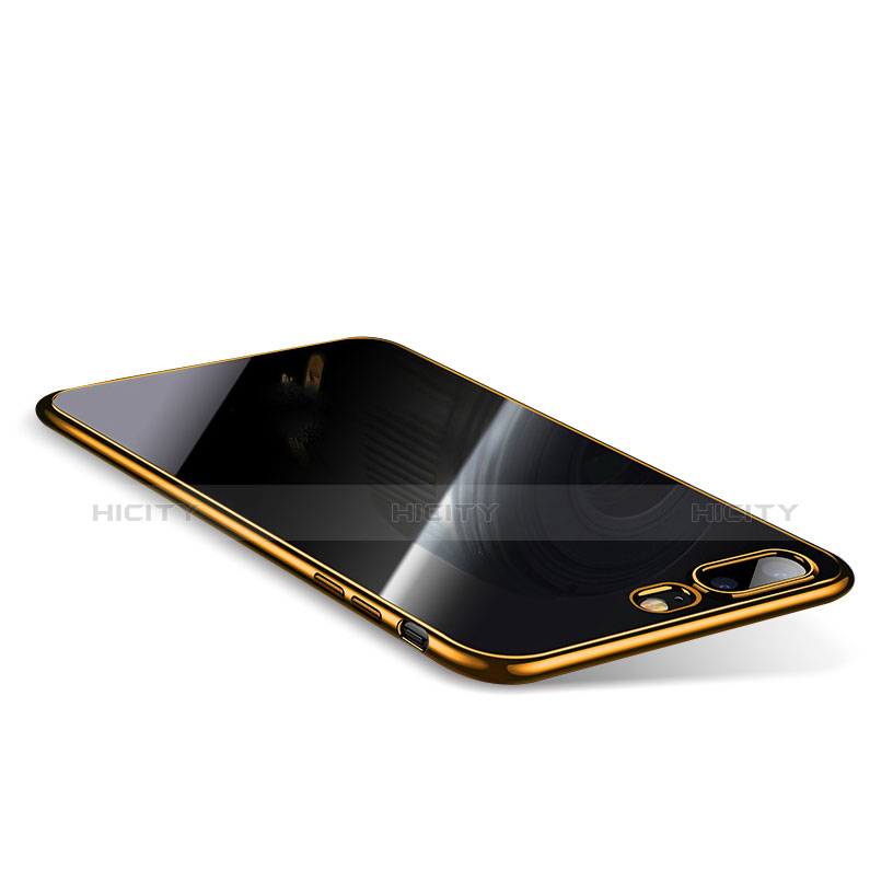 Coque Ultra Fine TPU Souple Housse Etui Transparente Q01 pour Apple iPhone 8 Plus Or Plus
