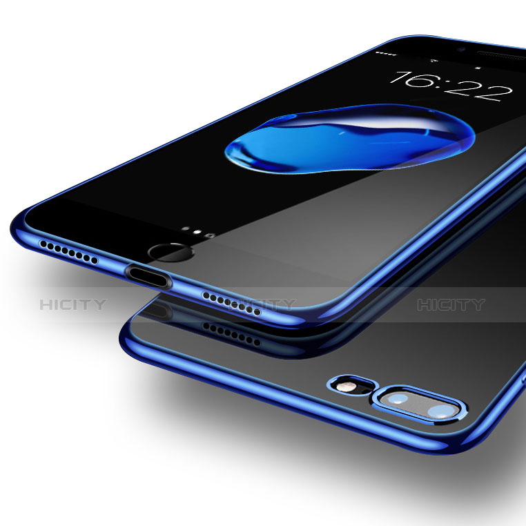 Coque Ultra Fine TPU Souple Housse Etui Transparente Q01 pour Apple iPhone 8 Plus Plus