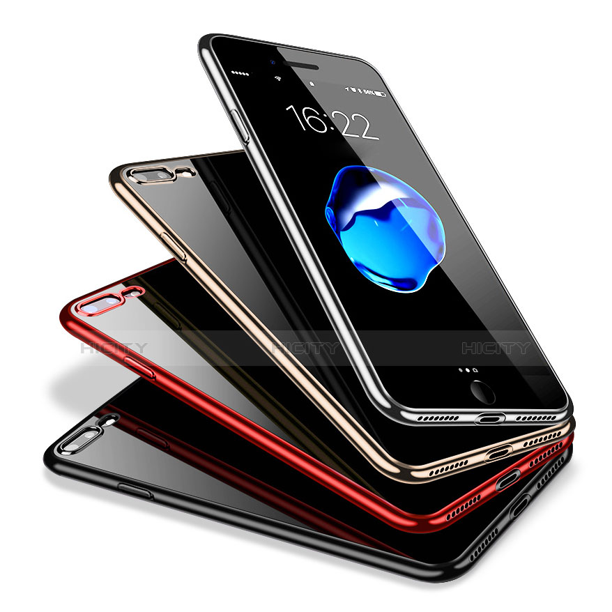 Coque Ultra Fine TPU Souple Housse Etui Transparente Q04 pour Apple iPhone 8 Plus Plus