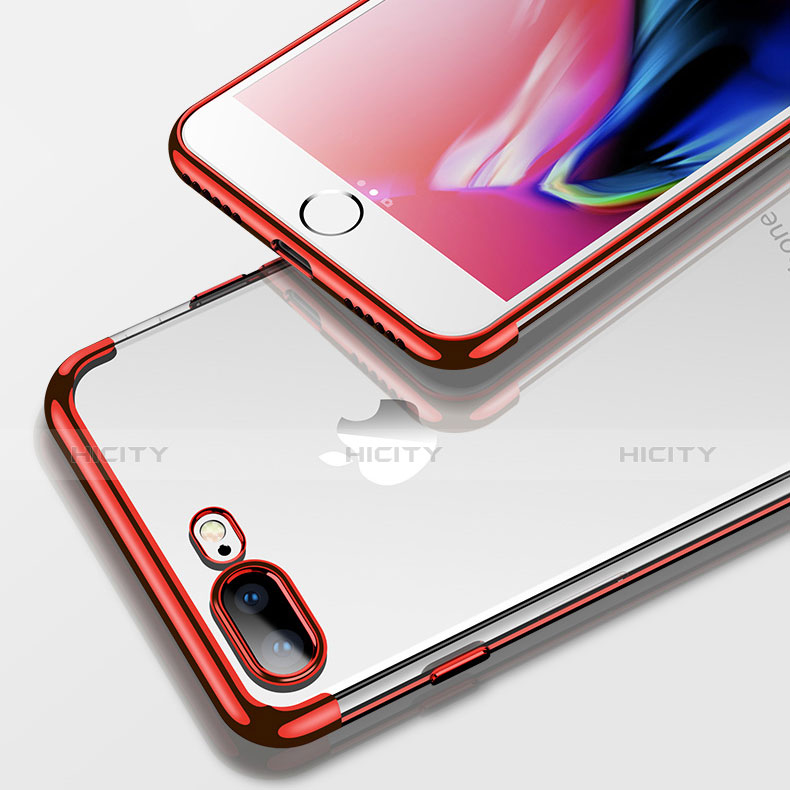 Coque Ultra Fine TPU Souple Housse Etui Transparente Q05 pour Apple iPhone 8 Plus Plus