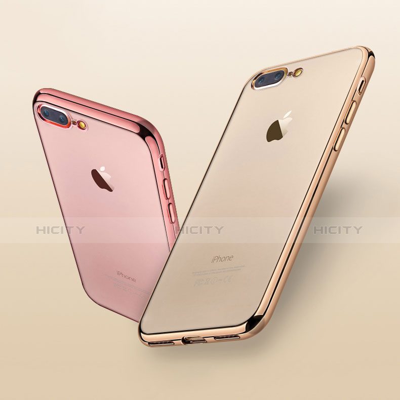 Coque Ultra Fine TPU Souple Housse Etui Transparente Q06 pour Apple iPhone 8 Plus Plus