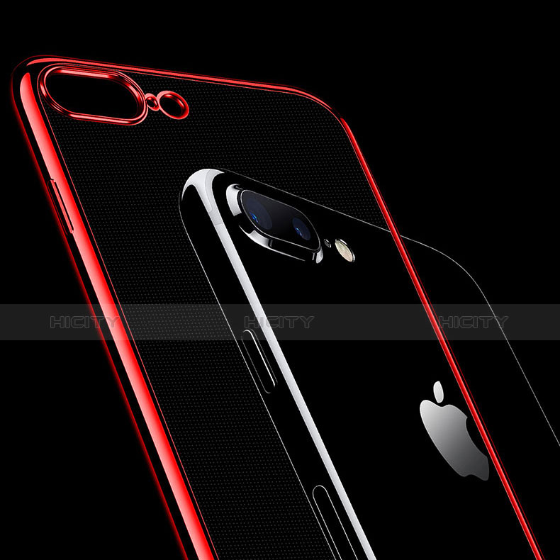 Coque Ultra Fine TPU Souple Housse Etui Transparente Q06 pour Apple iPhone 8 Plus Plus