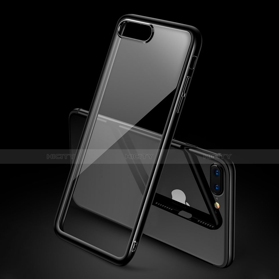 Coque Ultra Fine TPU Souple Housse Etui Transparente Q07 pour Apple iPhone 8 Plus Plus