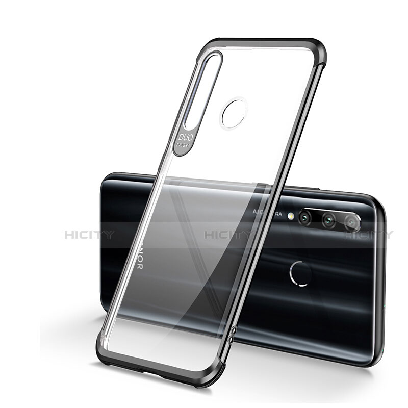 Coque Ultra Fine TPU Souple Housse Etui Transparente S01 pour Huawei Honor 20 Lite Noir Plus