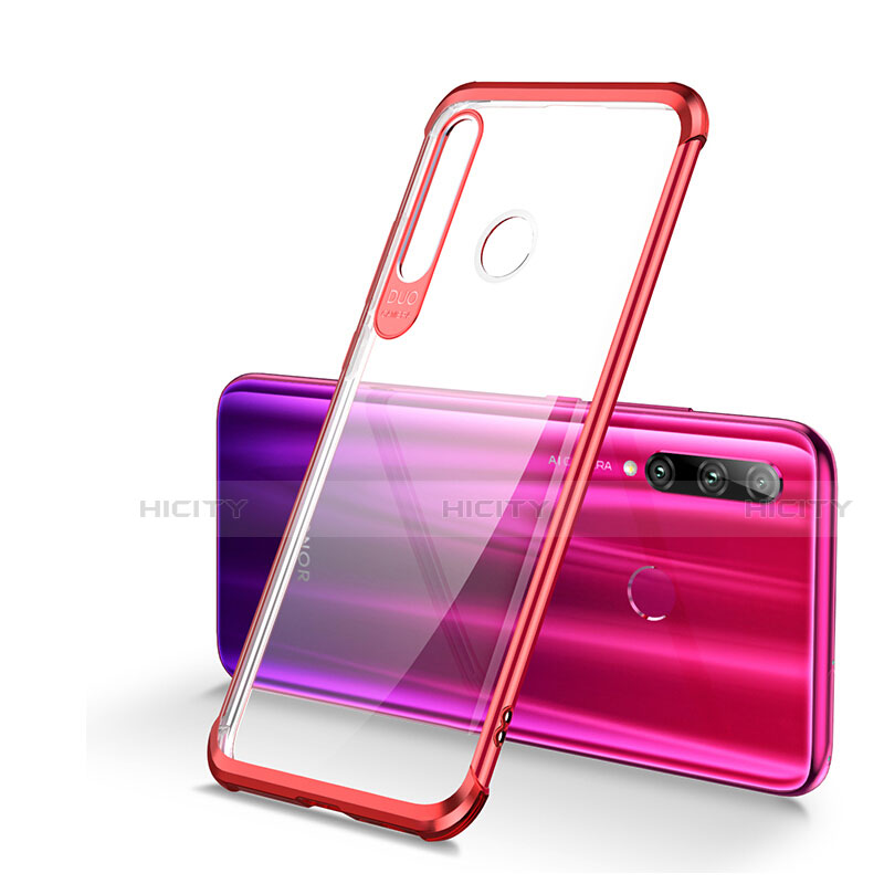 Coque Ultra Fine TPU Souple Housse Etui Transparente S01 pour Huawei Honor 20 Lite Rouge Plus