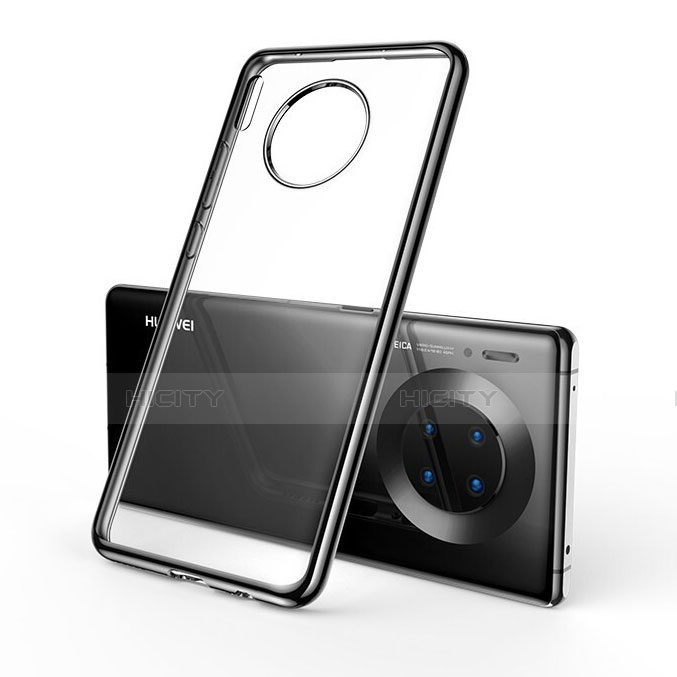 Coque Ultra Fine TPU Souple Housse Etui Transparente S01 pour Huawei Mate 30E Pro 5G Noir Plus