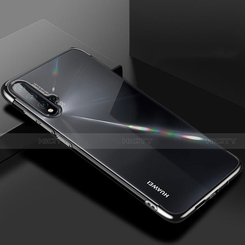 Coque Ultra Fine TPU Souple Housse Etui Transparente S01 pour Huawei Nova 5 Noir Plus
