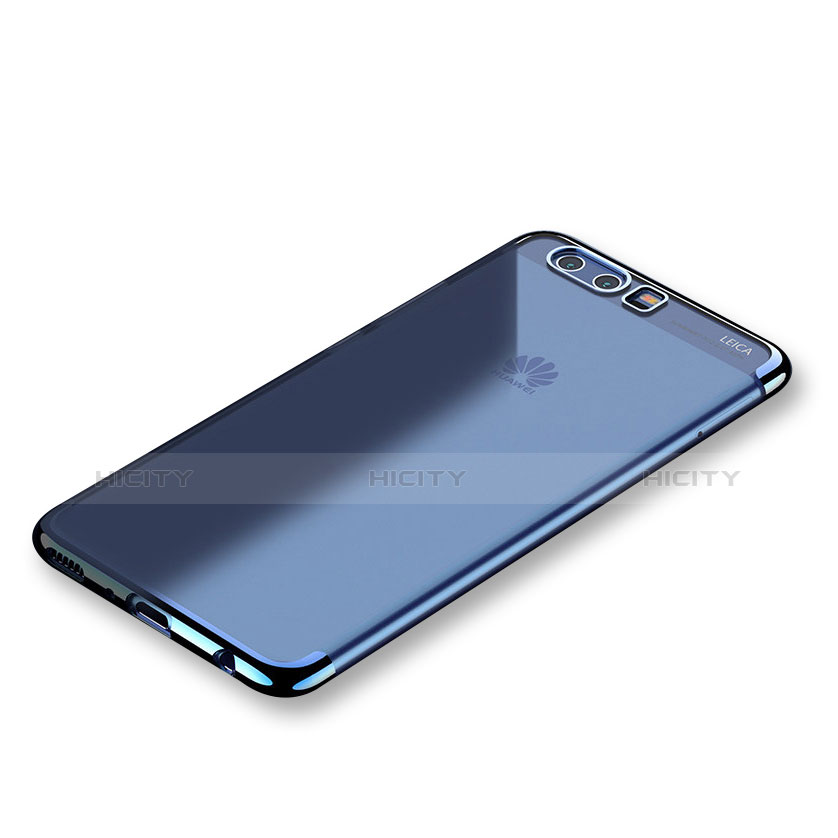 Coque Ultra Fine TPU Souple Housse Etui Transparente S01 pour Huawei P10 Plus Bleu Plus