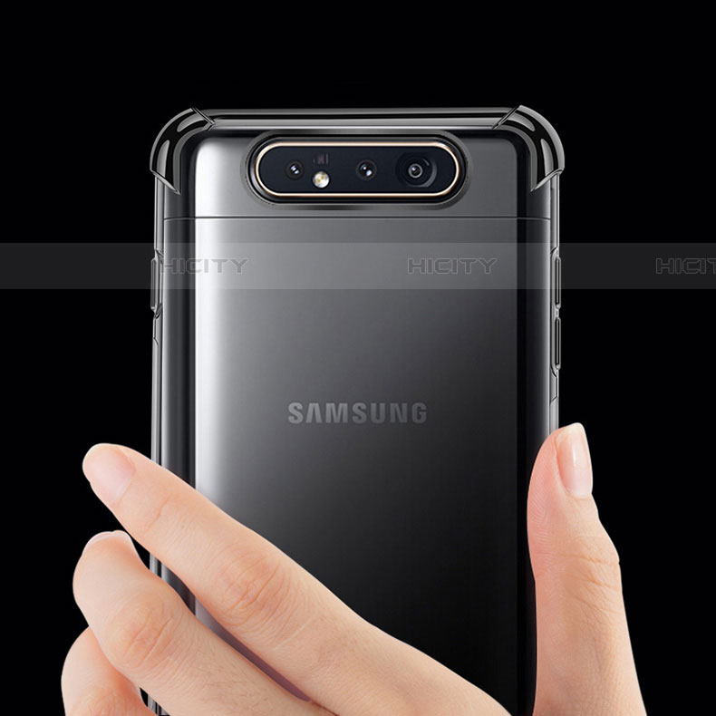 Coque Ultra Fine TPU Souple Housse Etui Transparente S01 pour Samsung Galaxy A80 Plus