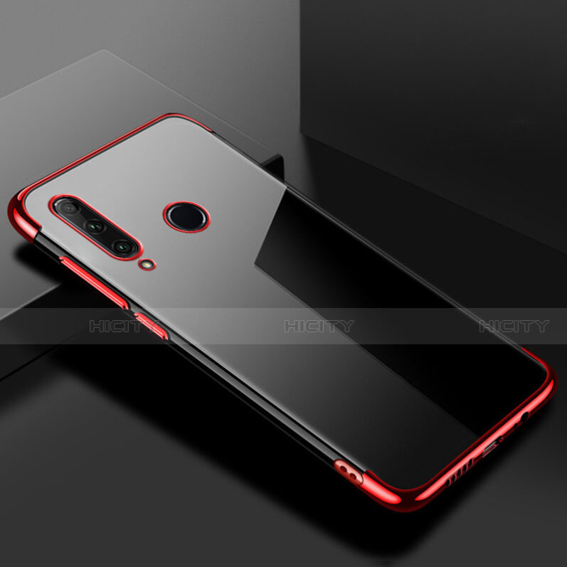 Coque Ultra Fine TPU Souple Housse Etui Transparente S02 pour Huawei Honor 20 Lite Rouge Plus