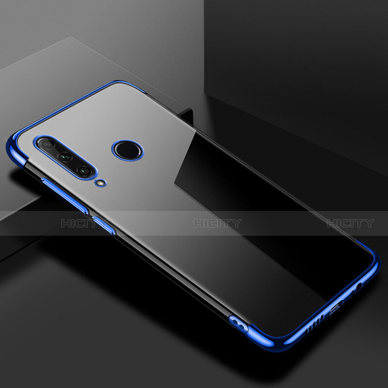 Coque Ultra Fine TPU Souple Housse Etui Transparente S02 pour Huawei Honor 20i Bleu Plus