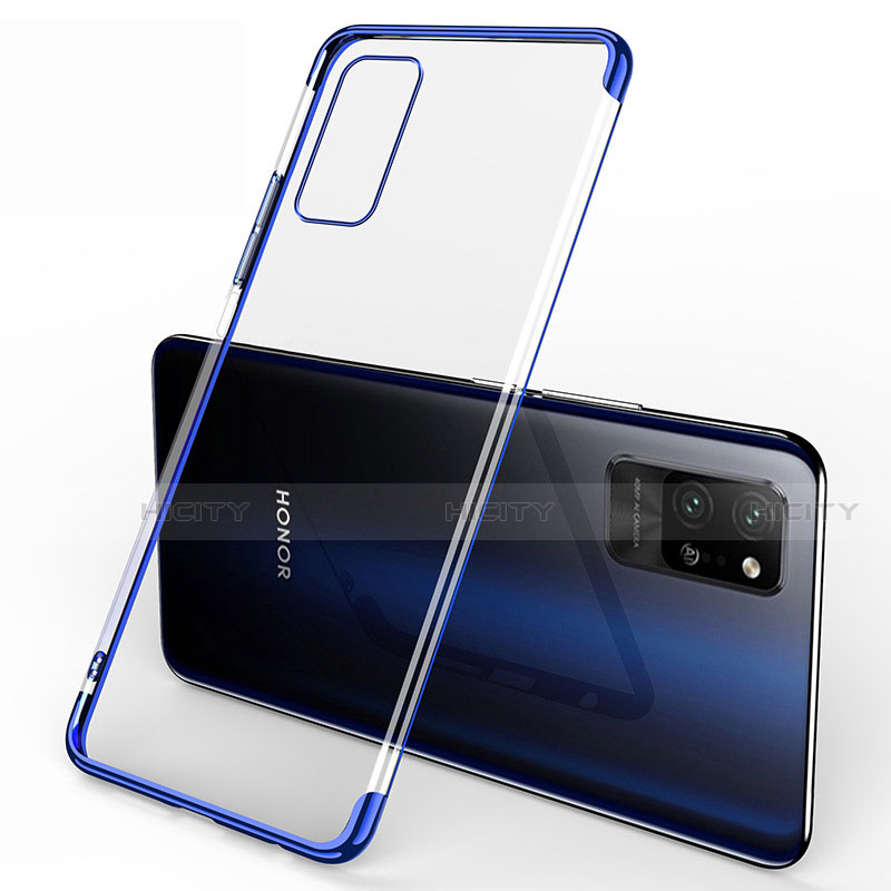 Coque Ultra Fine TPU Souple Housse Etui Transparente S02 pour Huawei Honor Play4 Pro 5G Bleu Plus