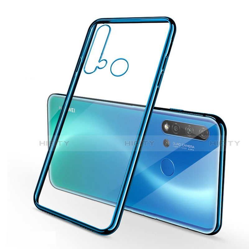 Coque Ultra Fine TPU Souple Housse Etui Transparente S03 pour Huawei P20 Lite (2019) Bleu Plus