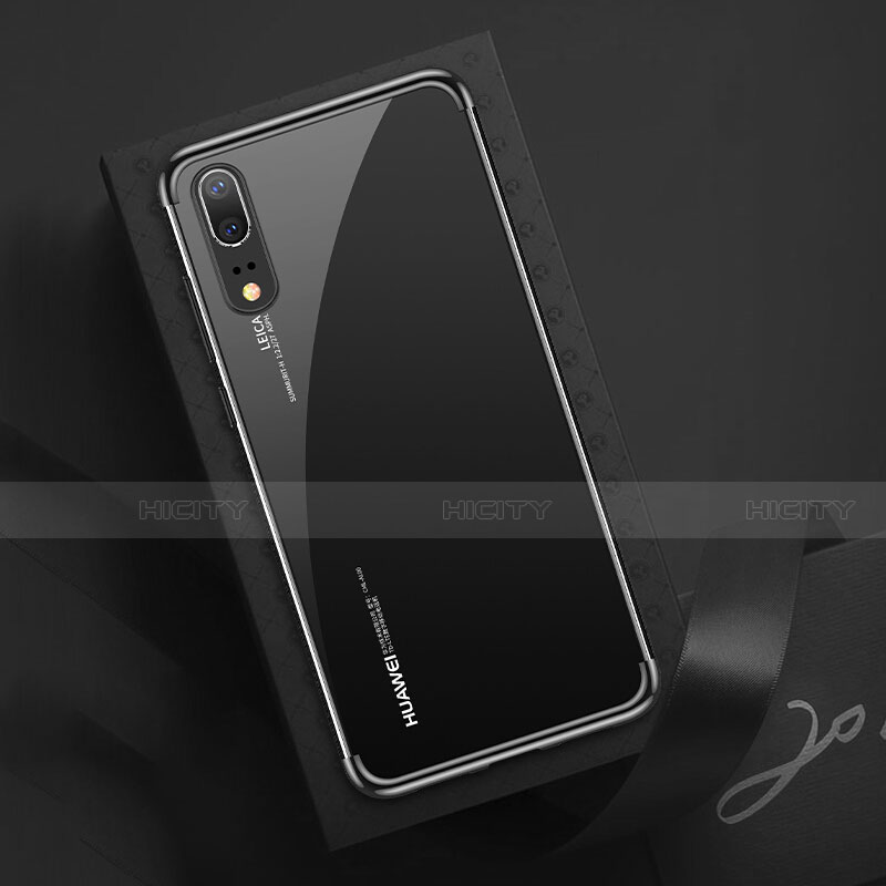 Coque Ultra Fine TPU Souple Housse Etui Transparente S03 pour Huawei P20 Noir Plus