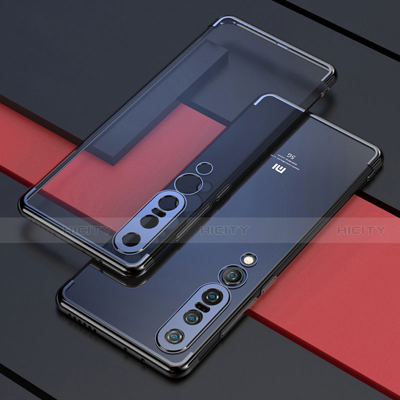 Coque Ultra Fine TPU Souple Housse Etui Transparente S03 pour Xiaomi Mi 10 Pro Noir Plus