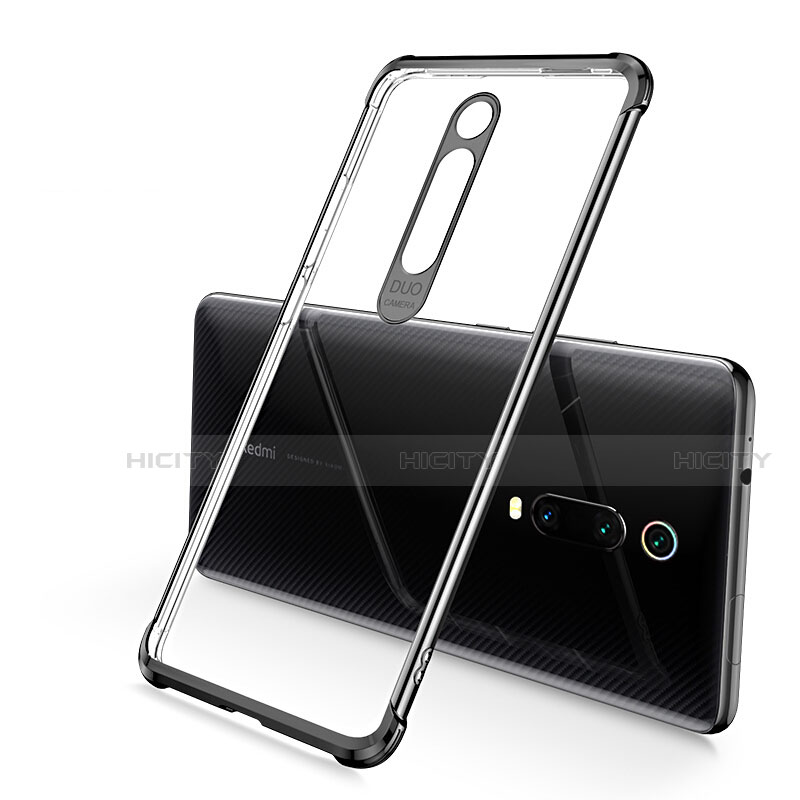 Coque Ultra Fine TPU Souple Housse Etui Transparente S03 pour Xiaomi Mi 9T Noir Plus