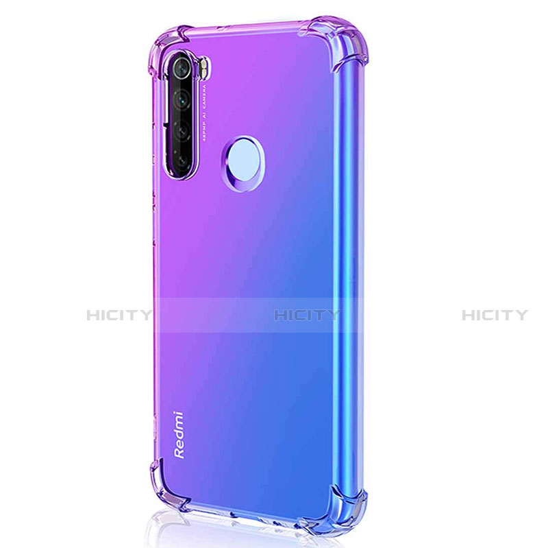Coque Ultra Fine TPU Souple Housse Etui Transparente S03 pour Xiaomi Redmi Note 8 (2021) Violet Plus