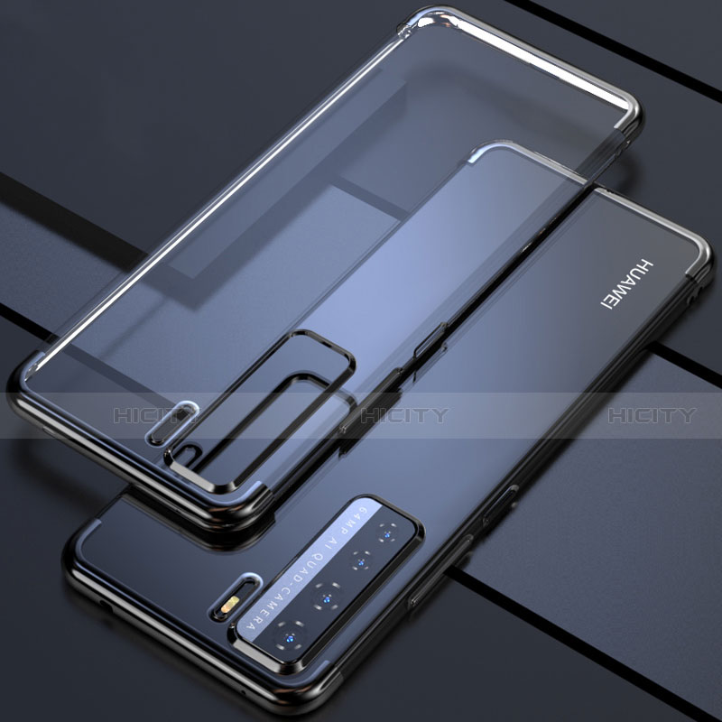 Coque Ultra Fine TPU Souple Housse Etui Transparente S04 pour Huawei Nova 7 SE 5G Noir Plus