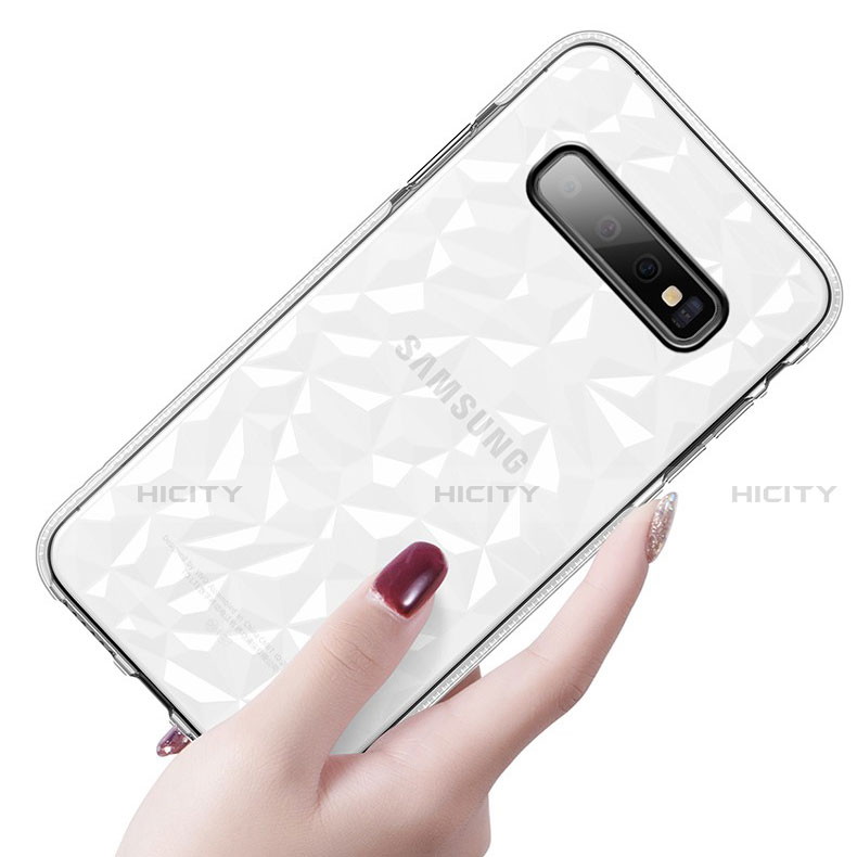 Coque Ultra Fine TPU Souple Housse Etui Transparente S04 pour Samsung Galaxy S10 Plus