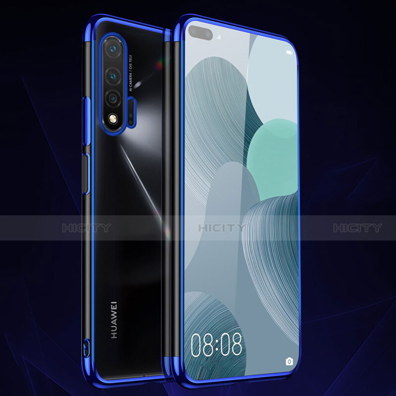Coque Ultra Fine TPU Souple Housse Etui Transparente S05 pour Huawei Nova 6 5G Bleu Plus