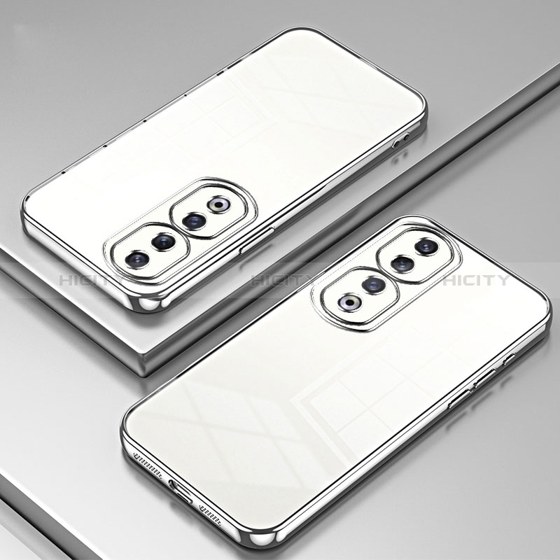 Coque Ultra Fine TPU Souple Housse Etui Transparente SY1 pour Huawei Honor 90 Pro 5G Argent Plus