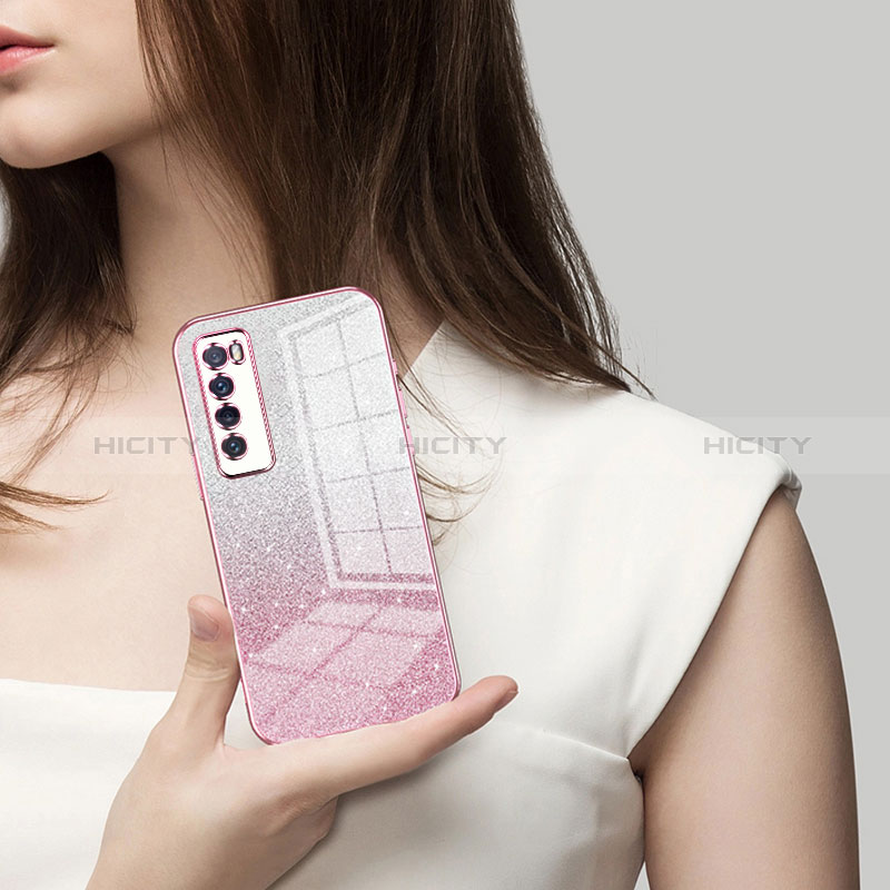 Coque Ultra Fine TPU Souple Housse Etui Transparente SY1 pour Huawei Nova 7 5G Plus