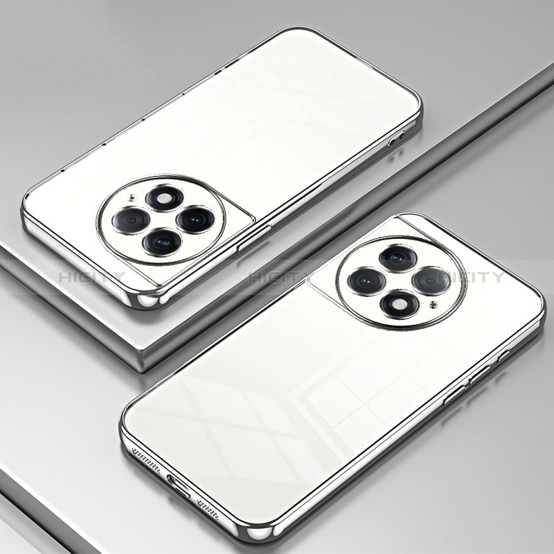 Coque Ultra Fine TPU Souple Housse Etui Transparente SY1 pour OnePlus Ace 2 Pro 5G Argent Plus