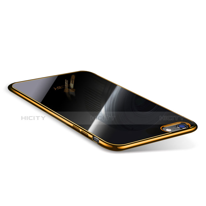 Coque Ultra Fine TPU Souple Housse Etui Transparente T08 pour Apple iPhone 6S Plus Or Plus